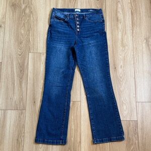 Nicole Miller Indigo Wide Leg Jeans